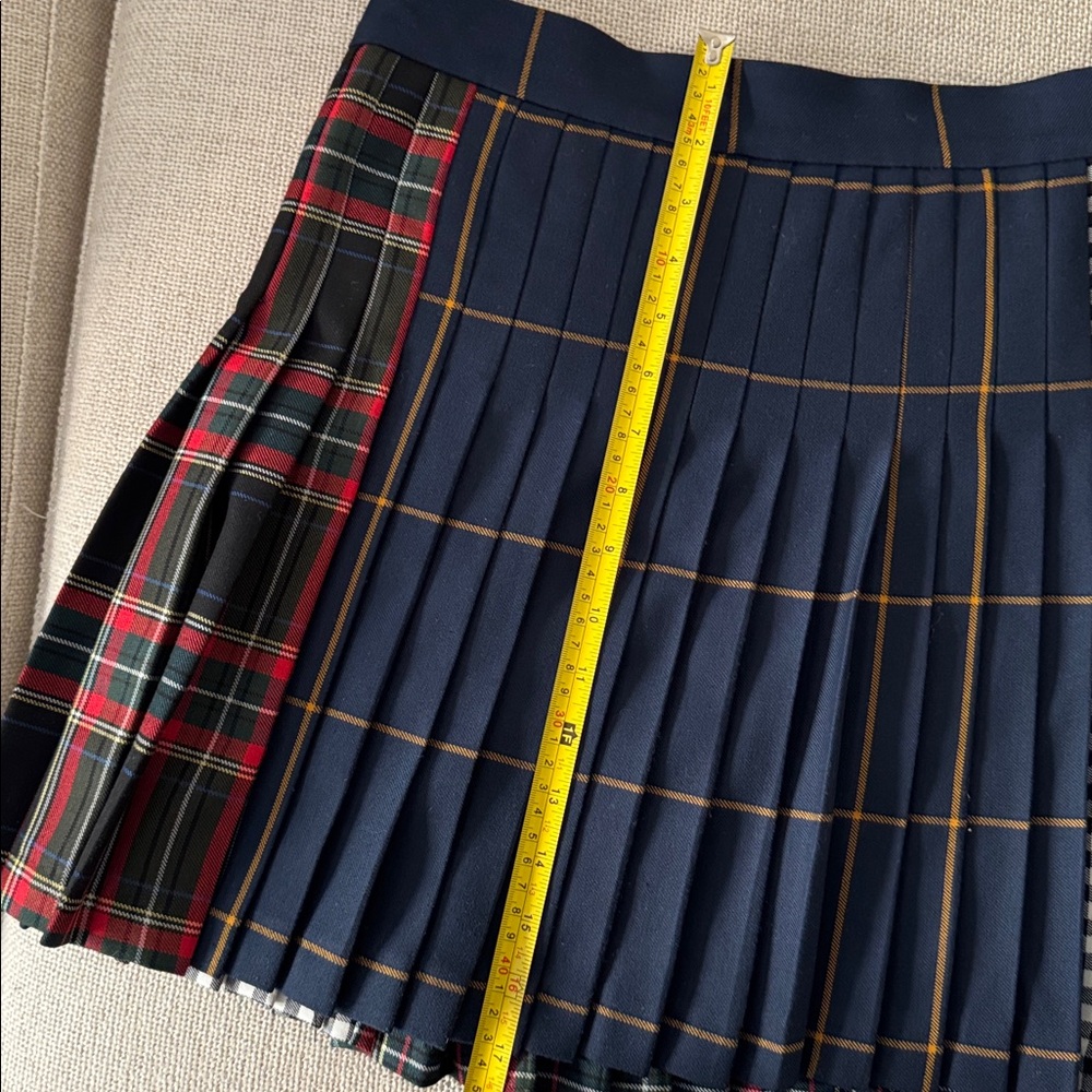 Zara checkered pleated preppy skirt size M - Picture 6 of 6